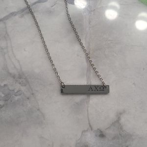 Alpha chi omega necklace